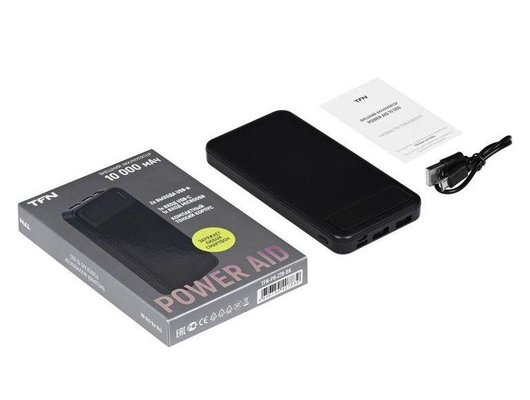 Внешний аккумулятор TFN 10000mAh PowerAid black TFN-PB-278-BK